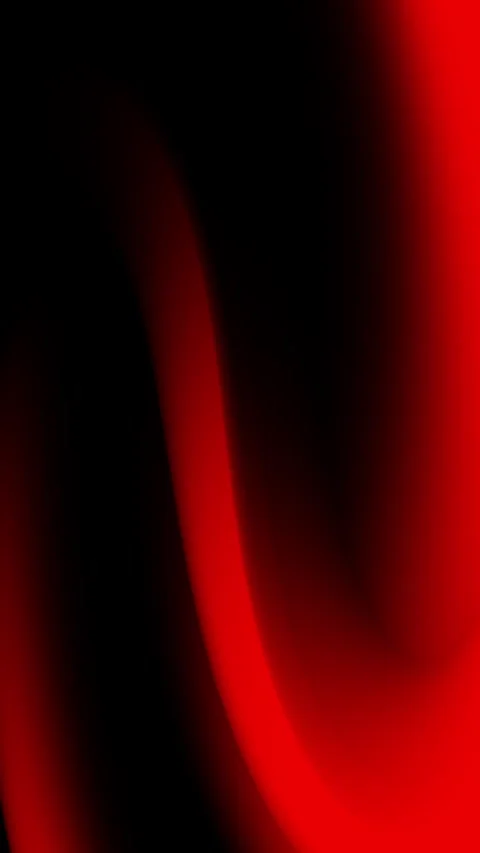 Dark red curves flow on black background creating abstract art. Vidéo 297575249