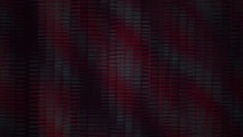 Dark red digital glitch texture background with flickering pixel grid scanl.. Stock Footage 346361947