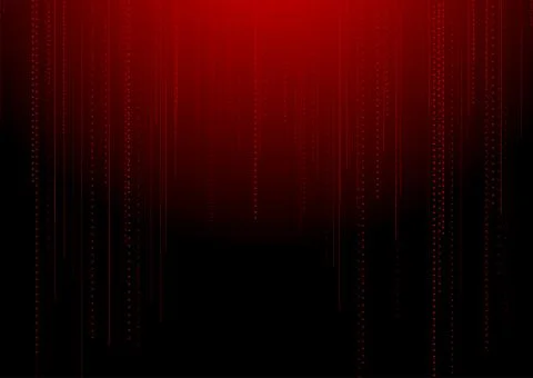 Dark red dotted lines abstract tech background Stock Illustration