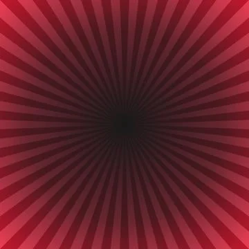 Dark red dynamic ray burst background - gradient vector design Stock Illustration