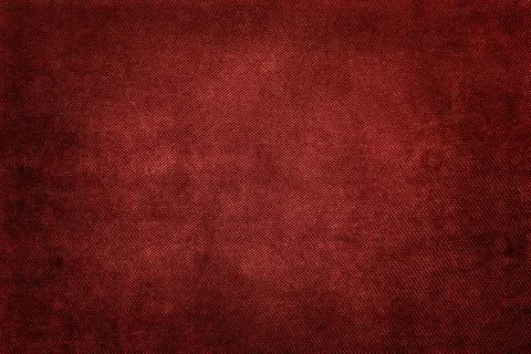Dark red fabric texture background with subtle diagonal weave pattern. Rich.. Stock Photos