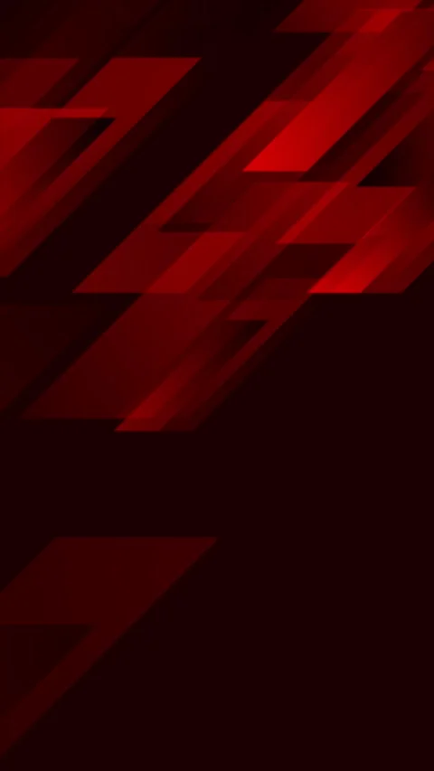 Dark red geometric glossy elements abstract tech motion background Stock Footage 325842348