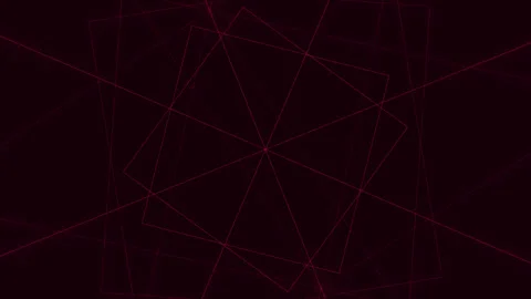 Dark Red Geometric Square Tunnel Motion Background Loop Stock Footage 340399228