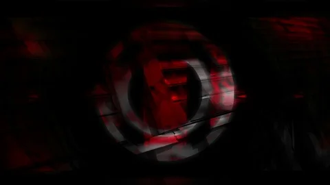 Dark Red Geometry Mix 動画素材 93617297