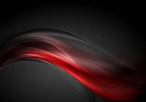Dark red glow waves background Dark red glow waves background. Vector desi... Foto stock