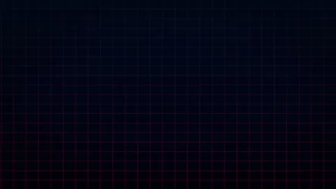 Dark Red Glowing Grid Animation | Futuristic Sci-Fi Tech Background Stock-Footage 311576473