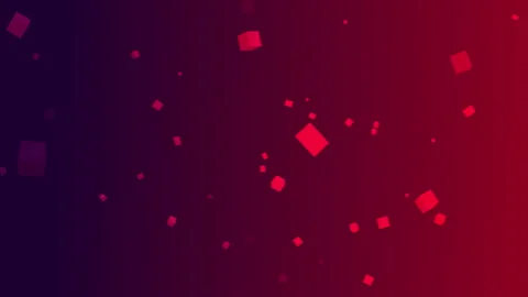 Dark red gradient cube particle animation Video stock 286065250