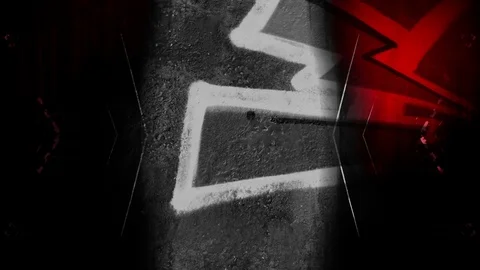Dark Red Graffiti Mix Stock-Footage 74818731