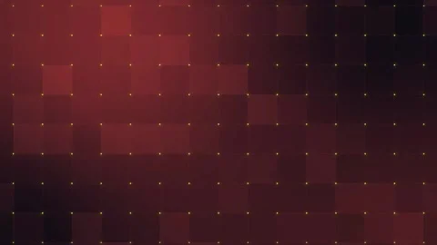 Dark Red Grid with Subtle Yellow Light Points Animation Stock Footage 327477159