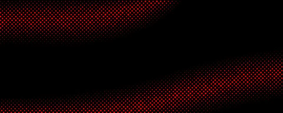 Dark red halftone gradient texture. Retro dotted wallpaper. Comic pop art style Illustrazione stock