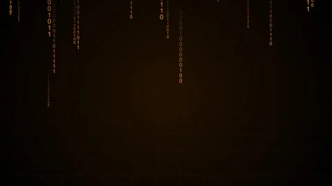 Dark red hexagonal geometric tech grid loop Stock Footage 346585092