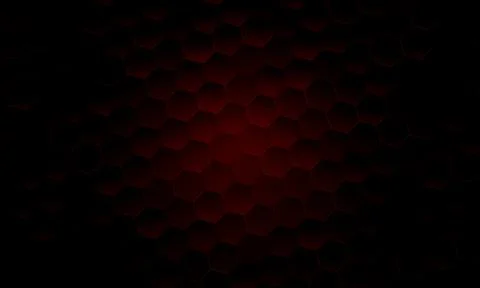 Dark red hexagonal honeycomb abstract pattern background. futuristic grid 스톡 일러스트