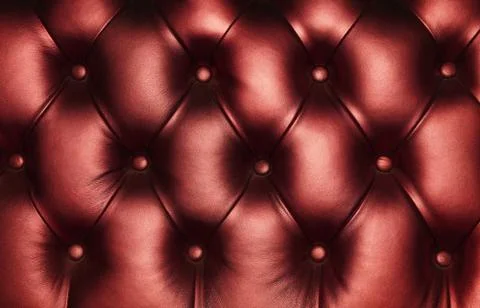 Dark red leather capitone background texture 写真素材
