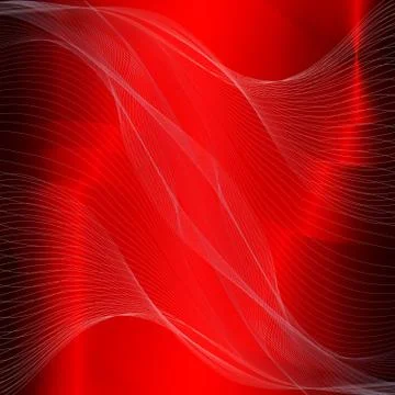 Dark red line wave background Stock Illustration