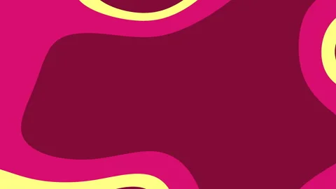 Dark red liquid, yellow melted grainy texture wallpaper background Stock Footage 289394536