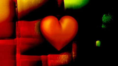 Dark red love Stock Footage 94997677