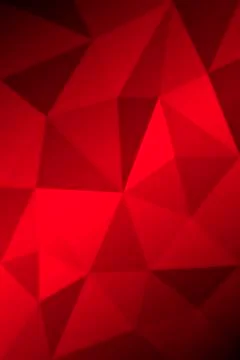 Dark Red Low poly crystal background. Polygon design pattern. Vector eps 10. Stock Illustration