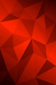 Dark Red Low poly crystal background. Polygon design pattern. Vector eps 10. Stock Illustration