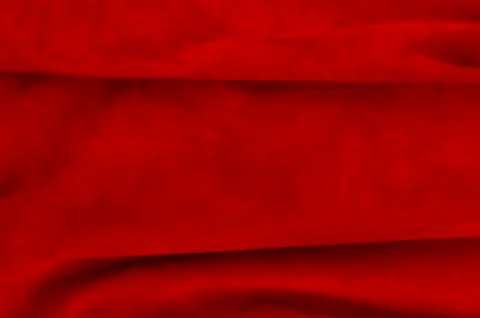 Dark red matte background of suede fabric, closeup. Velvet texture of seamles Foto stock