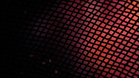 Dark Red Mesh Texture Abstract Background, Moody Low Key Grid Pattern Macro Photos