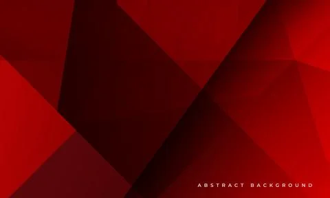 Dark red modern abstract background banner with polygonal geometric shapes. Illustrazione stock