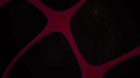 Dark Red Network Connections Pattern. Stock Footage 334185642