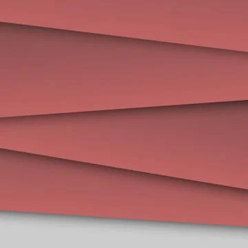 Dark red overlap layer paper material design Illustrazione stock