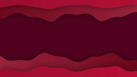 Dark red paper waves abstract motion design. Elegant wavy background. Seamless Stock-Footage 149049341