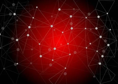 Dark red polygonal communication background Dark red polygonal communicati... Foto stock