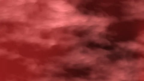 Dark red smoke cloud background swirling fog cinematic vapor motion loop Stock Footage 333605837