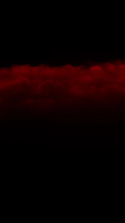 Dark red smoke rolling horizontally for vertical video Stock Footage 336436216