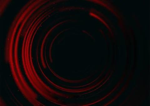 Dark red smooth circles and dots on black background イラスト素材