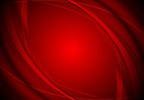 Dark red smooth wavy background Dark red smooth wavy background. Vector de... Foto stock