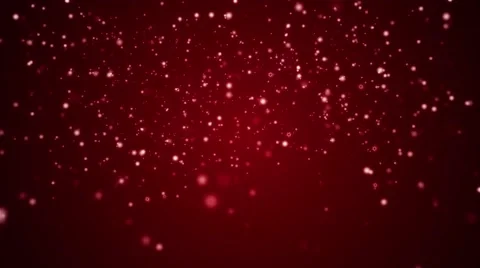 Dark red snowflakes falling loop Stock Footage 44874484