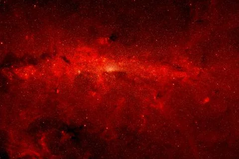 Dark red space background. Elements of this image furnished by NASA. Stock Photos
