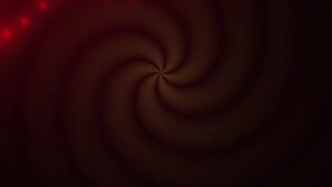 Dark red spiral background with glowing lights. Stock Footage 337458288