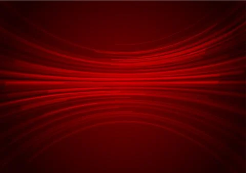 Dark red stripes geometric tech abstract background Illustrazione stock