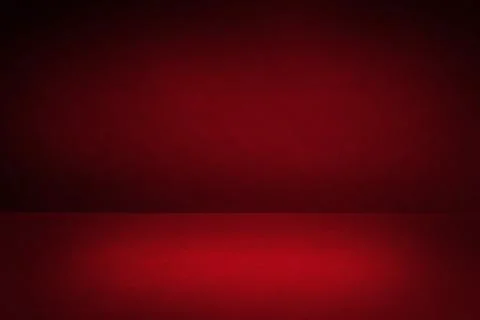 Dark red studio space Foto stock