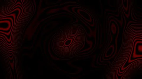 Dark red swirls pulse like liquid light against black Stock Illustration