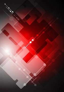 Dark red technology background. Vector design eps 10 Dark red technology b... 스톡 사진