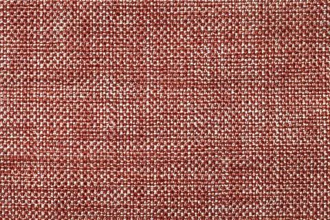 Dark red textile background with checkered pattern, closeup. Structure of fab Stock Photos