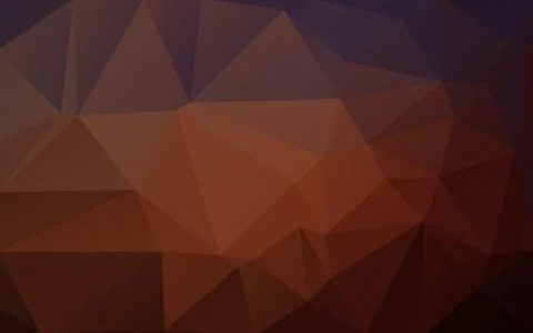 Dark red triangle polygon pattern background Illustrazione stock