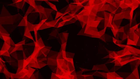 Dark Red Triangles Network Trendy Video Animated Background Stock Footage 338066122