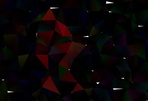 Dark Red vector abstract mosaic pattern. Stock Illustration