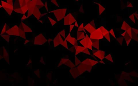 Dark Red vector abstract mosaic pattern. 스톡 일러스트