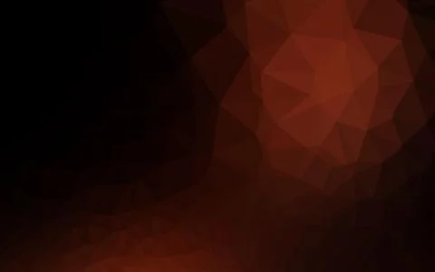 Dark Red vector abstract polygonal cover. イラスト素材