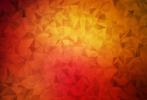 Dark Red vector abstract polygonal background. Stock Illustration