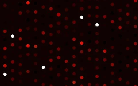 Dark Red vector backdrop with dots. Stock Illustration