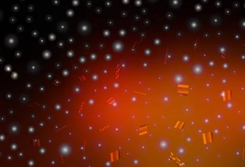 Dark Red vector backdrop in holiday style. Stock Illustration