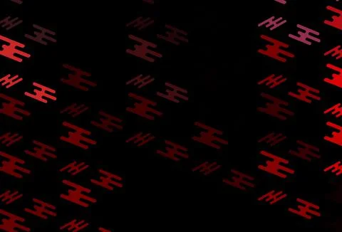 Dark Red vector backdrop with long lines. Stock Illustration